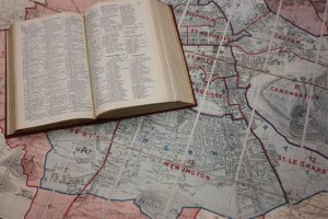 Image of map and print directory